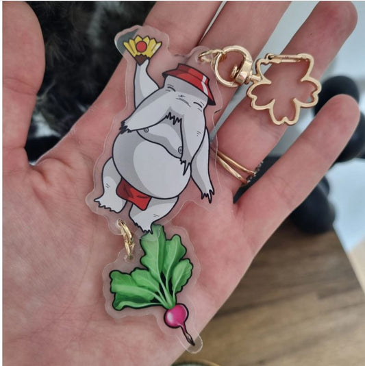 Radish Spirit Keychain - Keyring